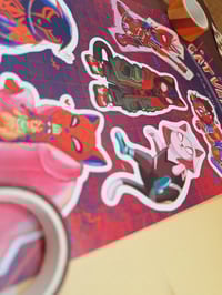 Image 3 of Spidercats sticker sheet