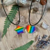 Rainbow Heart/Star Necklace