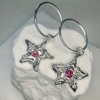 Image 1 of Molten Star Earrings~made to order
