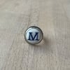 "M" Ring - size O1/2