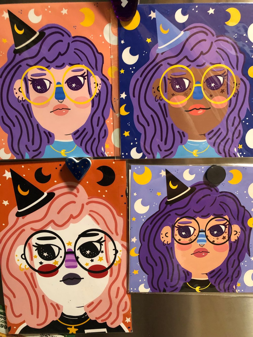 Image of Witch Print by Cute and Clay