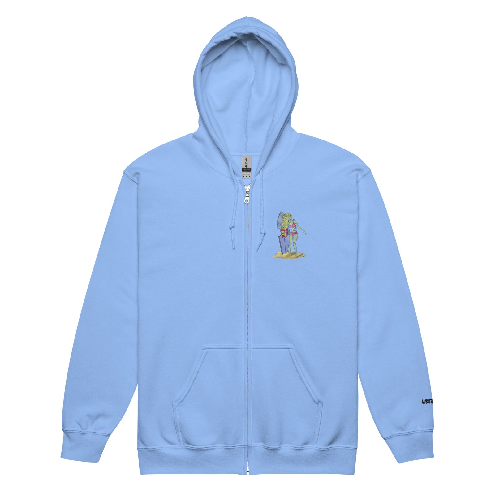 R.I.P Ghoul heavy blend zip hoodie | Alystrations