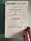 Bibliotheca esoterica, les trois parties de l’œuvre minérale, fac similé rare! 