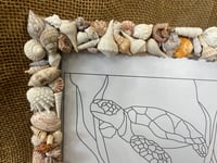 Image 5 of Seashell Picture Frame 8” x 10” #2