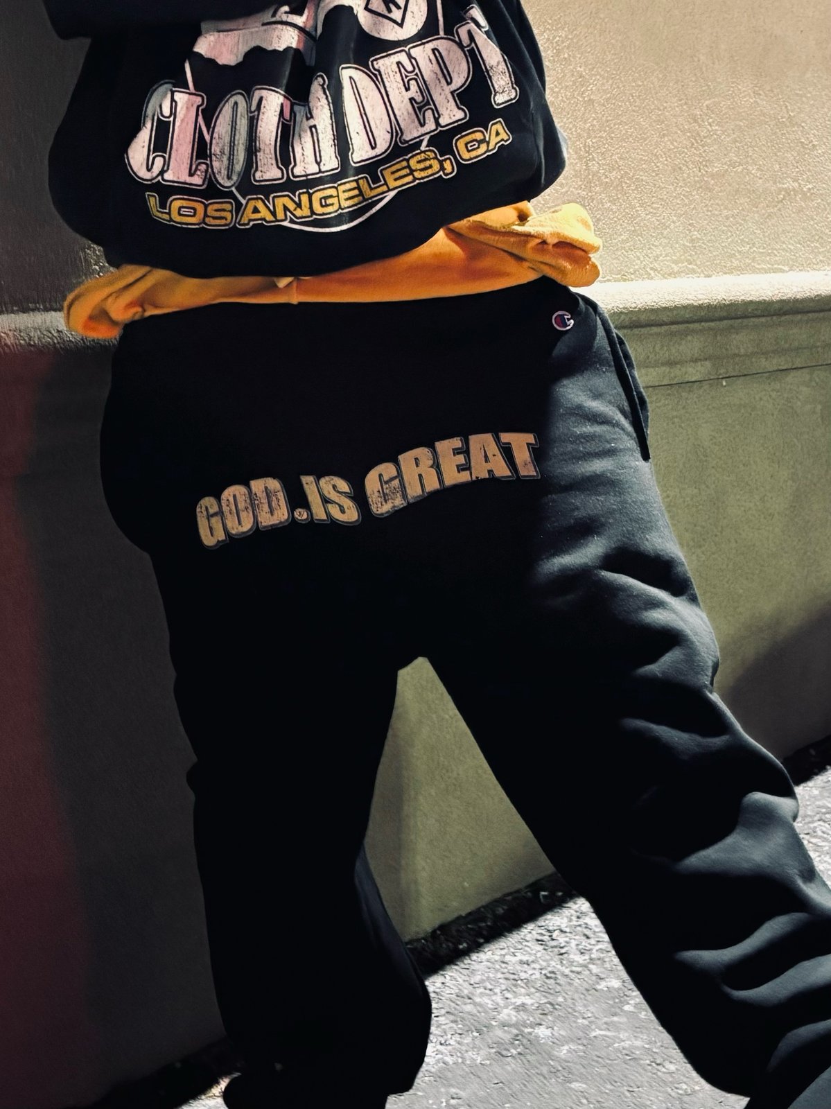 GIGPS SZN 25 SWEATPANTS - BLACK | GOD IS GREAT PAPER STRAIGHT