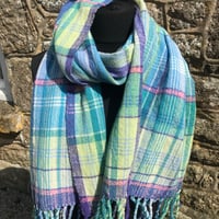 Image 1 of Rosemorran Stream lambswool scarf