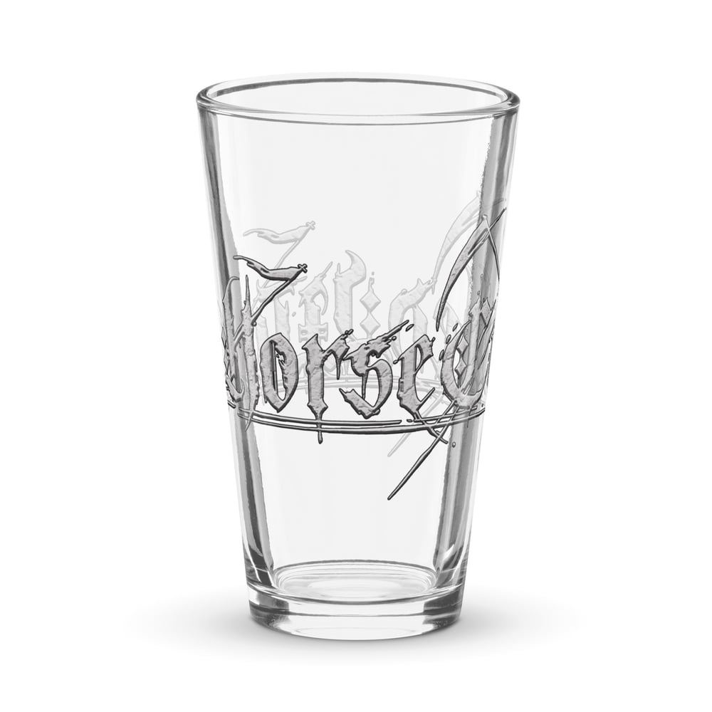 New logo pint glass