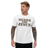 Image 5 of Soldier For Jesus Fitted Short Sleeve T-shirt