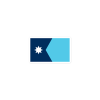 Image 2 of MN Flag Sticker 3" to 6"