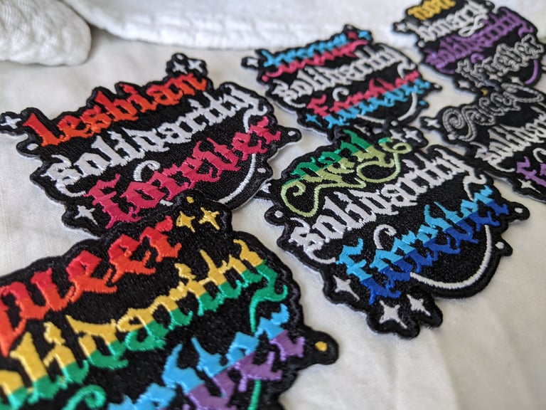 ... Solidarity Forever Embroidered Patch Image 5