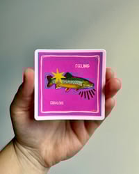 Image 1 of Feeling Fabulous Pink Sticker