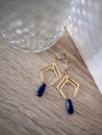 Image 4 of Boucles d'Oreilles NERI - 3 Coloris