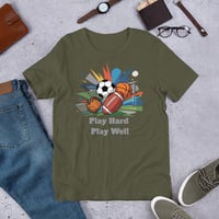 Image 3 of Play Hard Play Well Unisex t-shirt
