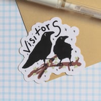 Image 3 of Crow "Visitors" - Sticker