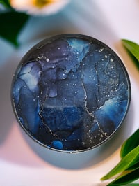 Image 4 of Set of 4 Epoxy Resin Art Coasters 'The Journey'