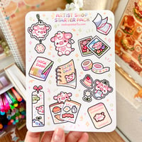 Image 1 of Artist Shop Starter Pack Sticker Sheets