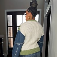 Image 2 of Denim DIVA Sweater - Green 