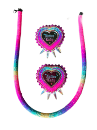 Image 1 of Native Lady Beaded Set