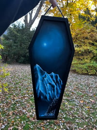 Image 1 of Ice Coffin - Original Acrylic on Wood Painting 