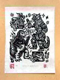Image 1 of Godzilla VS Mechagodzilla! Print