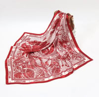Image 6 of Christian red & white silk scarf 