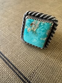 Image 3 of Boot Stitch Sierra Bella Turquoise Ring size 6