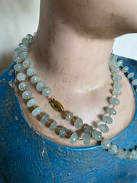 Image 5 of EXTRA LONG AQUAMARINE NECKLACE 