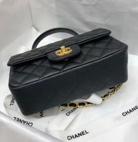 Image 4 of Mini Flap Bag with Top Handle