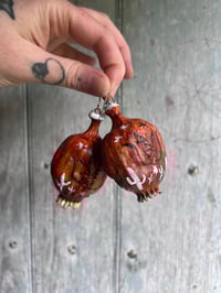 ‘Ressurection After Death’ Giant Poppy Pod Earrings