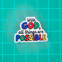 Image 2 of With God All Things Are Possible