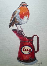 Image 2 of 6  Robin Xmas Cards 