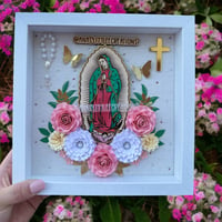 Virgen de Guadalupe 9x9 Shadow Box