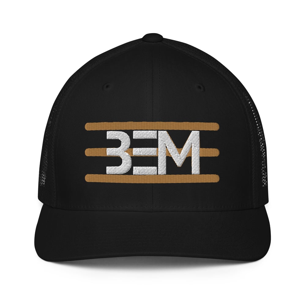 Image of BEM (3 Bars) Closed-back trucker cap