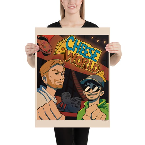 Image of WELCOME TO CHEESE WORLD POSTER