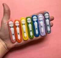 Image 5 of Fused glass vibrator magnets