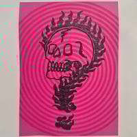 Image 5 of The Burning Question Linocut Prints