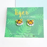 Tiger earrings 