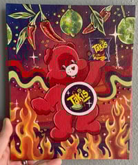 Image 2 of Takis Carebear - Original Canvas 
