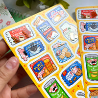 Image 4 of Snack Sticker Sheet | Matte & Embossed Sticker Sheet