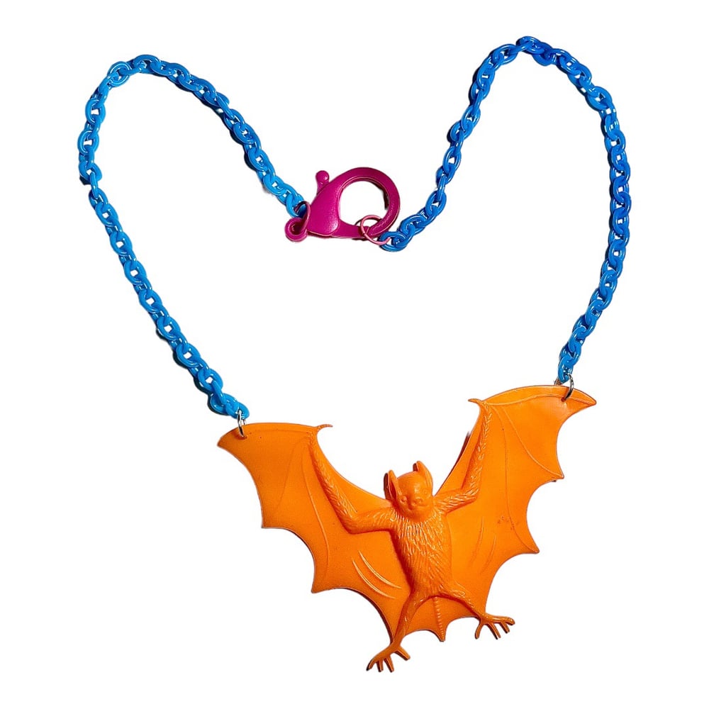 Image of Colorful Bat Necklace