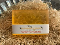 Image 1 of Tangy Tangerine Honeybee Glycerin Body Bar