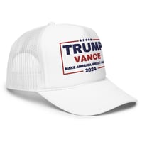 Image 6 of Trump Vance 24 Official Foam trucker hat PatriotsCo copy