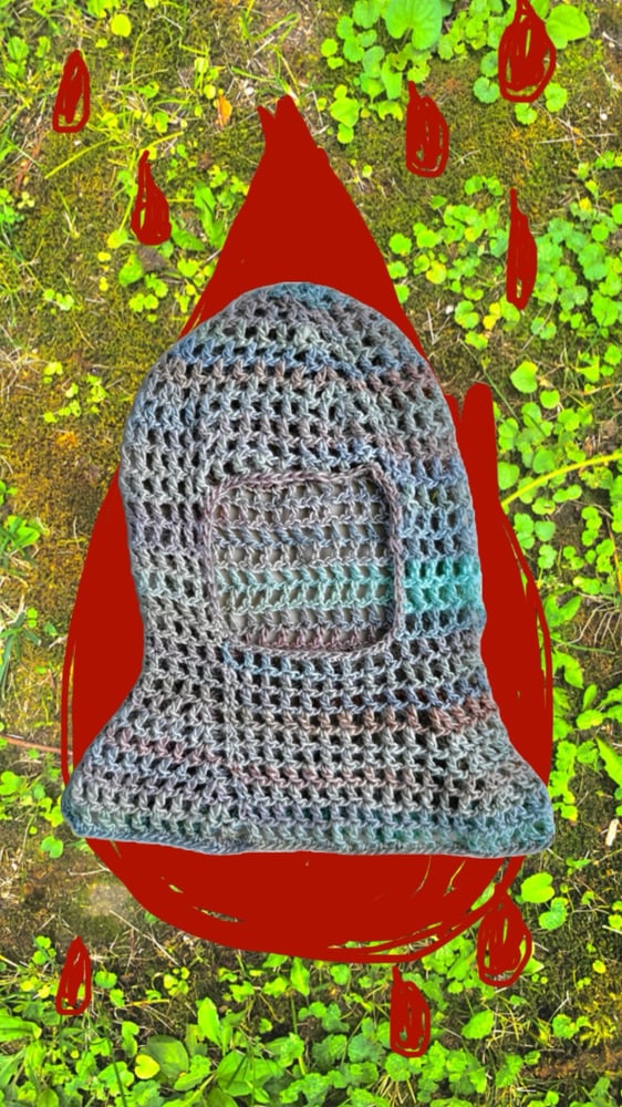 Image of Moss Chainmail Hood (long)