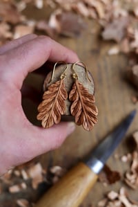 Image 6 of Oak Leaf~ Earrings 