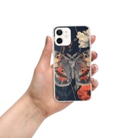 Image 8 of Grunge Goth Style Cottagecore Moth Clear Case for iPhone®