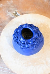 Image 4 of Blue Death Keeper Vase.