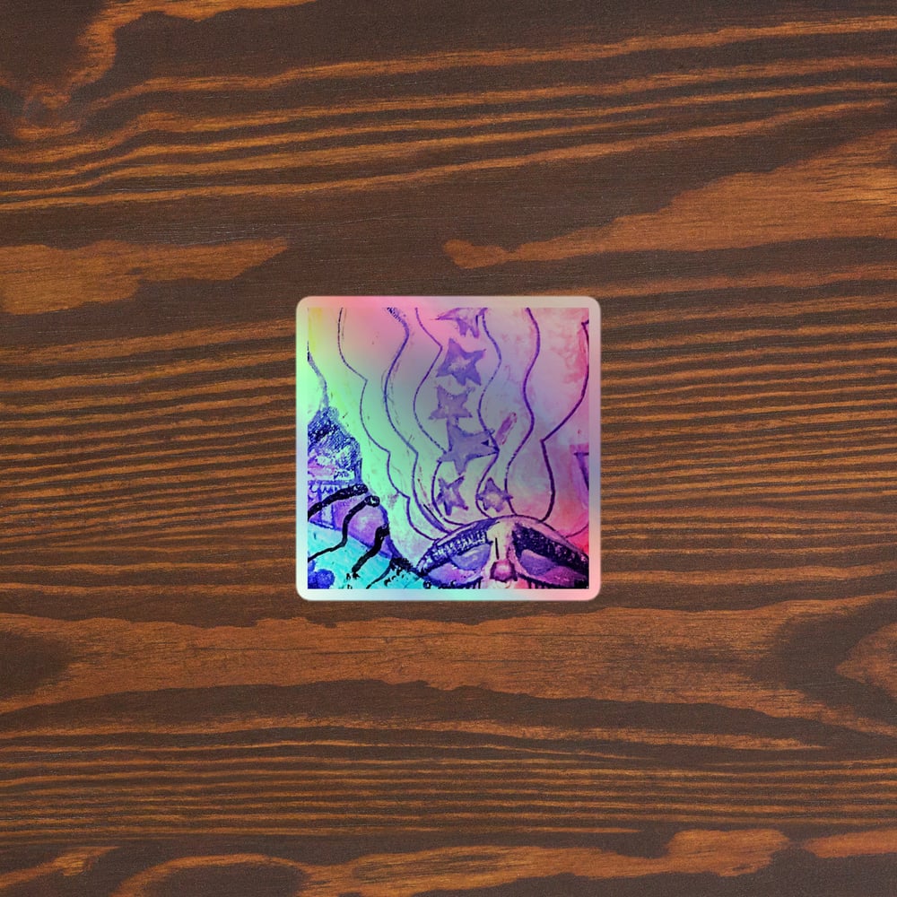 Image of "Good Vibes" Holographic stickers