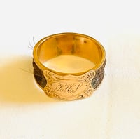 Image 1 of HAIR & GOLD RING c. 1870