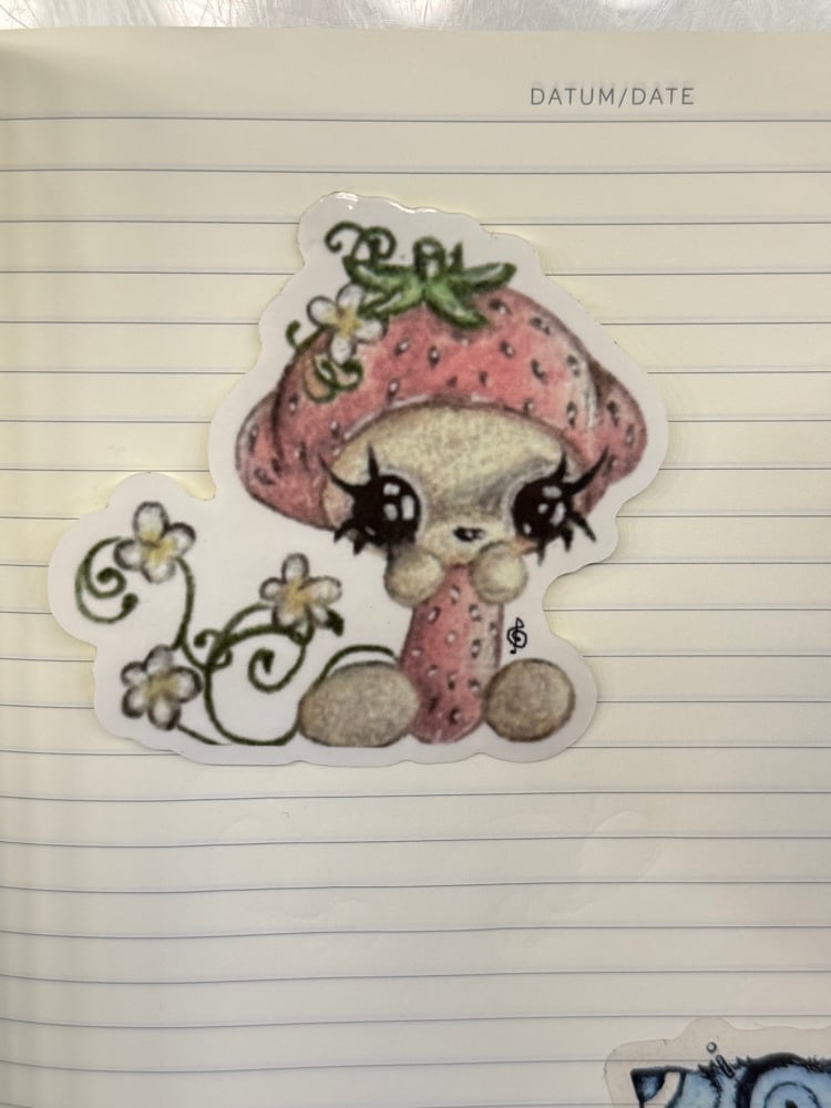Image of Strawberry Monkey Trinklet 3.5 inch (transparent) 