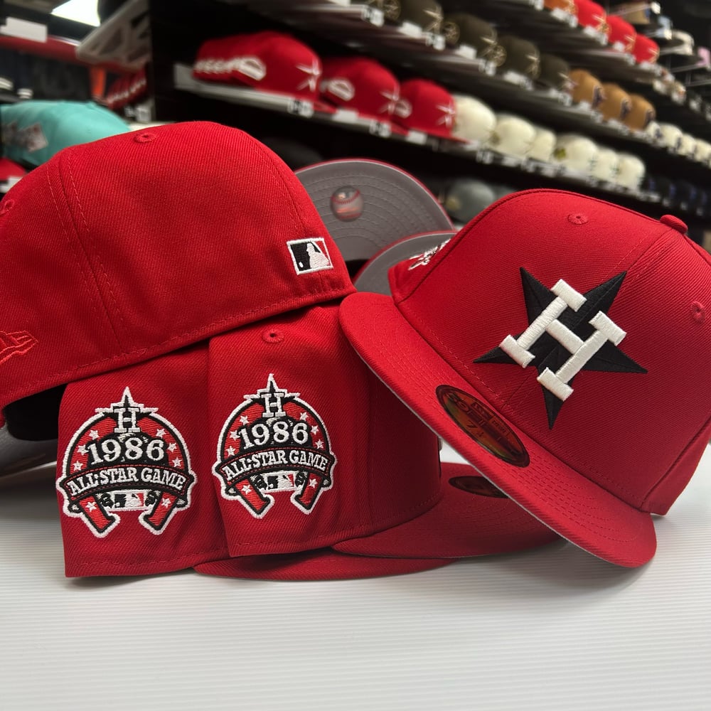 New Era 59Fifty Scarlet “Hood Star”